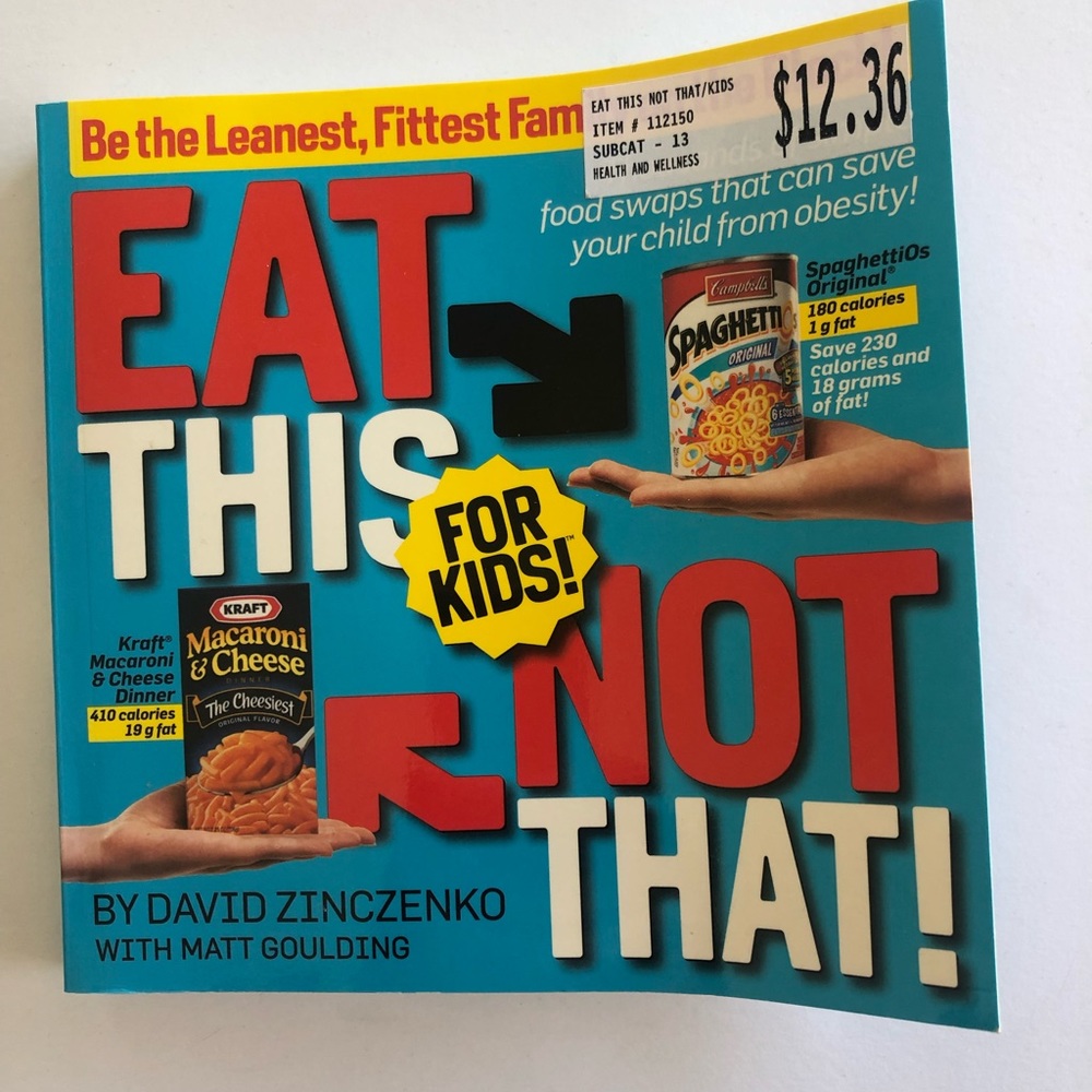 Eat This, Not that book for kids